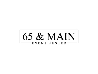 65 & Main Event Center logo design by Creativeminds