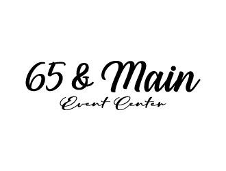 65 & Main Event Center logo design by aryamaity