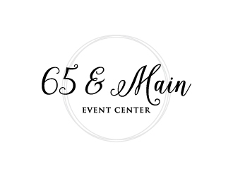 65 & Main Event Center logo design by Creativeminds