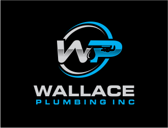 Wallace Plumbing Inc. logo design by Girly