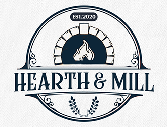 Hearth & Mill logo design by Optimus