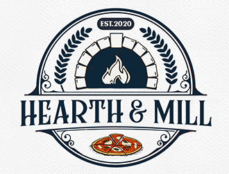 Hearth & Mill logo design by Optimus