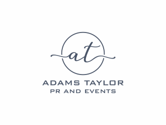 Adams Taylor PR   Events logo design by violin
