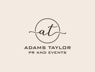 Adams Taylor PR   Events logo design by violin
