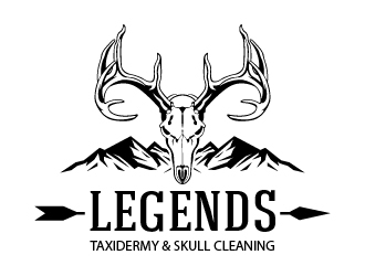 Legends Taxidermy & Skull Cleaning logo design by cybil