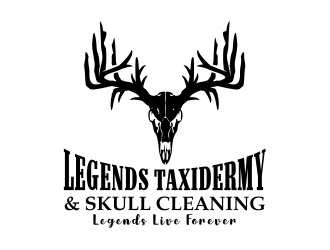 Legends Taxidermy & Skull Cleaning logo design by cintoko