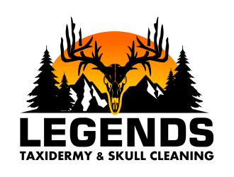 Legends Taxidermy & Skull Cleaning logo design by cintoko