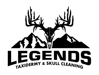 Legends Taxidermy & Skull Cleaning logo design by cintoko
