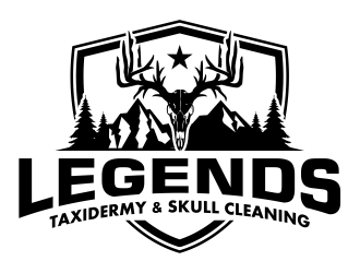 Legends Taxidermy & Skull Cleaning logo design by cintoko