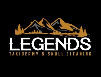 Legends Taxidermy & Skull Cleaning logo design by AamirKhan