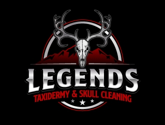 Legends Taxidermy & Skull Cleaning logo design by jaize