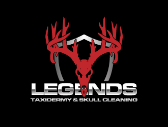 Legends Taxidermy & Skull Cleaning logo design by tukangngaret