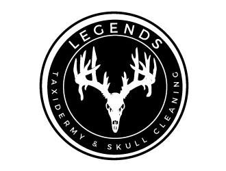 Legends Taxidermy & Skull Cleaning logo design by gilkkj