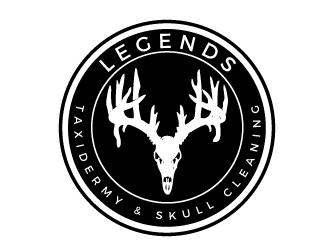 Legends Taxidermy & Skull Cleaning logo design by gilkkj