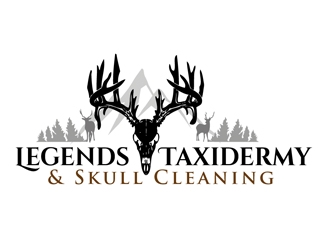 Legends Taxidermy & Skull Cleaning logo design by PANTONE