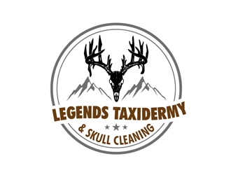Legends Taxidermy & Skull Cleaning logo design by PANTONE
