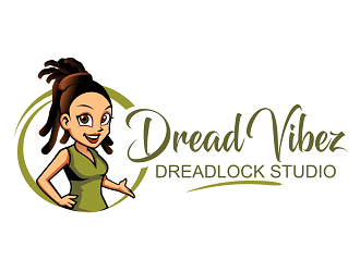 Dread Vibez - Dreadlock Studio  logo design by haze