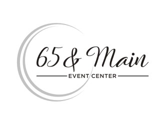 65 & Main Event Center logo design by sabyan