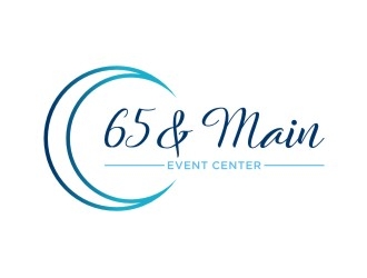 65 & Main Event Center logo design by sabyan