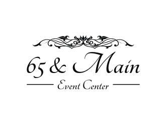65 & Main Event Center logo design by mbamboex