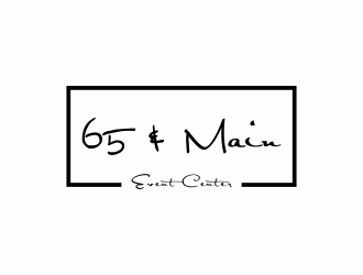 65 & Main Event Center logo design by menanagan