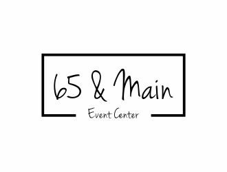 65 & Main Event Center logo design by menanagan