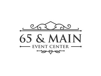 65 & Main Event Center logo design by Gravity