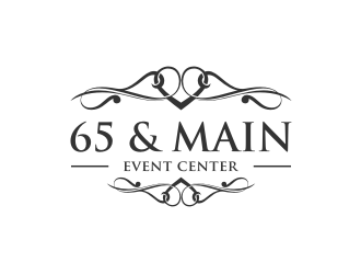65 & Main Event Center logo design by Gravity