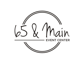 65 & Main Event Center logo design by rief