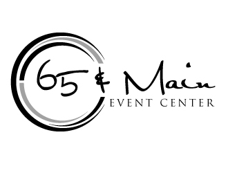 65 & Main Event Center logo design by gilkkj