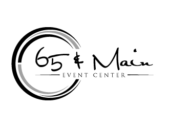 65 & Main Event Center logo design by gilkkj