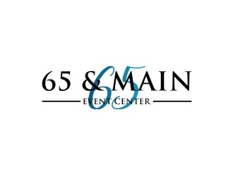 65 & Main Event Center logo design by sabyan