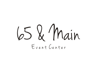 65 & Main Event Center logo design by nurul_rizkon