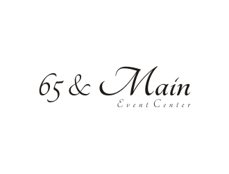 65 & Main Event Center logo design by nurul_rizkon