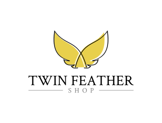 Twin Feather Shop  logo design by citradesign