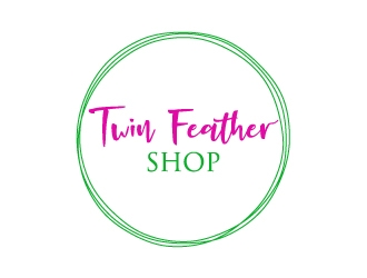 Twin Feather Shop  logo design by aryamaity