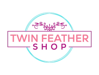 Twin Feather Shop  logo design by aryamaity