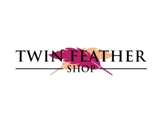 Twin Feather Shop  logo design by sabyan