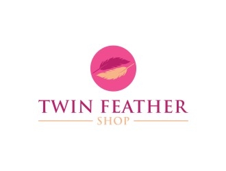 Twin Feather Shop  logo design by sabyan