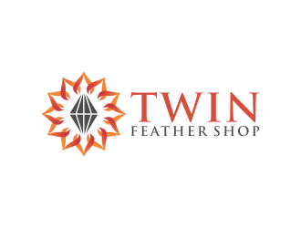 Twin Feather Shop  logo design by BlessedArt