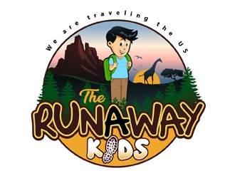 The Runaway Kids logo design by DreamLogoDesign