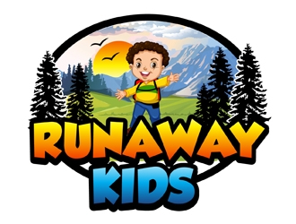 The Runaway Kids logo design by DreamLogoDesign