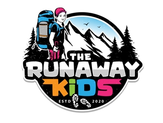 The Runaway Kids logo design by DreamLogoDesign