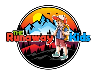 The Runaway Kids logo design by DreamLogoDesign
