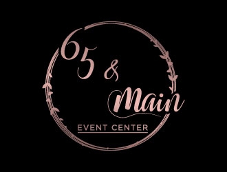 65 & Main Event Center logo design by Webphixo