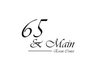 65 & Main Event Center logo design by clayjensen