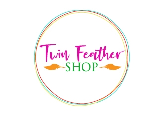 Twin Feather Shop  logo design by aryamaity