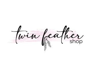 Twin Feather Shop  logo design by ekitessar