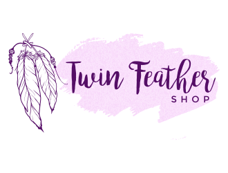 Twin Feather Shop  logo design by aldesign