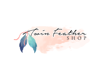 Twin Feather Shop  logo design by ProfessionalRoy